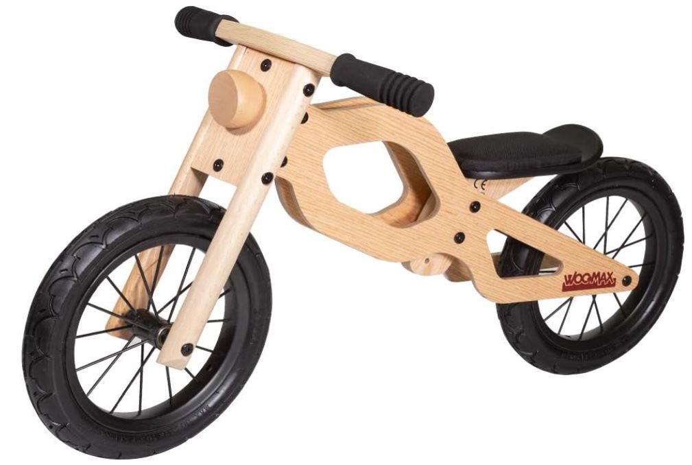Bici madera bebé 1 año – WOOMAX – El Mundo del Juego y la Imaginación.